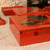 Vintage Japanese Jubako Lacquerware Set with Carrying Stand and Trays, Late Showa 1966-1989 | SKU: 26M-041 - 5