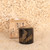 Vintage Japanese Lacquer Natsume (Tea Caddy) with Gold Maki-e Hagi and Bird Motifs, Heisei Era (1990-2018) | SKU: 26M-101-1 - 1
