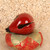 Vintage Japanese Oni Mask Rin (Buddhist Striking Bell), Mid Showa circa 1950s | SKU: 25D-432 - 5