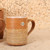 Vintage Japanese Kiyomizu-yaki Stoneware Mug Pair, Mid Showa (1946-1965) | SKU: 26M-646-4 - 3