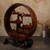 Vintage Japanese Circular Kazaridana Display Shelf, Mid Showa (1946-1965) | SKU: 26M-C035 - 15