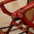 Antique Japanese Red-Lacquered Folding Armchair (Jiaoyi), Meiji era, 1868-1911 | SKU: 26J-0519 -