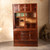 Vintage Japanese Cha Tansu With Chigaidana Display Cabinet, Early Showa (1927-1945) | SKU: 26J-C0418 - 18