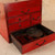 Vintage Japanese Kyodai Grooming Chest with Collapsible Mirror Stand and Bronze Hand Mirror, Early Showa 1927-1945 | SKU: 26J-0371 - 9