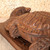 Vintage Japanese Hand-Carved Wood Kame (Turtle) Sculpture on Display Base, Early Showa (1927-1945) | SKU: 26J-0373 - 11