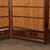 Vintage Japanese Four-Panel Folding Screen with Woven Reed and Carved Wood Lattice, Early Showa (1927-1945) | SKU: 26J-0704 - 4