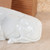 Vintage Japanese White-Glazed Ceramic Ox Okimono, Mid Showa 1946-1965 | SKU: 26J-0422 - 4