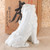 Vintage Japanese White-Glazed Porcelain Tiger Figurine (Tora), Mid-Showa era, 1946-1965 | SKU: 26J-0428 - 8