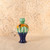 Vintage Japanese Glazed Ceramic Tsubo Vase, Late Showa (1966-1989) | SKU: 26J-0527 - 1