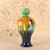 Vintage Japanese Glazed Ceramic Tsubo Vase, Late Showa (1966-1989) | SKU: 26J-0527 - 5