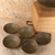 Vintage Japanese Shino-Gusuri Kumiwan Nested Bowl Set, Late Showa (1966-1989) | SKU: 26J-0562-3 -