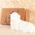 Vintage Japanese White-Glazed Porcelain Ram Figurine (Hitsuji), Mid Showa 1946-1965 | SKU: 26J-0426 - 3