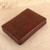 Vintage Japanese Woven Bamboo Lidded Storage Box, Mid-Showa 1946-1965 | SKU: 26J-0838 - 1