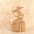 Vintage Japanese Wood Kibori Sculpture, Warrior Archer on Wild Boar, Showa 63 (1988) | SKU: 26J-0850 - 13