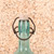 Antique Japanese Hyotan Double-Gourd Glass Bottle with Wire-Bail Closure, MId Showa 1946-1965 | SKU: 26J-0660 - 2