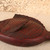 Vintage Japanese Carved Hardwood Tai-Form Lidded Box, Early Showa 1927-1945 | SKU: 26J-0242 - 4