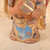 Vintage Japanese Satsuma-Style Porcelain Hotei Figurine, Mid Showa 1946-1965 | SKU: 26J-0851-2 - 4