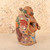 Vintage Japanese Satsuma-Style Porcelain Hotei Figurine, Mid Showa 1946-1965 | SKU: 26J-0851-2 - 6