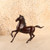 Vintage Japanese Brass Horse Figurine, Mid-Showa 1946-1965 | SKU: 26J-0191-3 - 1