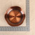 Vintage Japanese Copper Kazarizara Decorative Dish with Ume Engraving, Late Showa 1966-1989 | SKU: 26J-0197-2 - 8