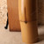 Vintage Japanese Bamboo Take Hanaire (Flower Vase) with Hotei and Muga Calligraphy, Late Showa 1966-1989 | SKU: 26J-0309-1 - 3