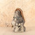 Vintage Japanese Tanuki ceramic figurine, Late Showa 1966-1989 | SKU: 26J-0408 - 4