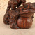 Vintage Japanese Kaeru Okimono Double Frog Wood Carving, Early Showa (1927-1945) | SKU: 26J-0470 - 6