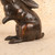 Vintage Japanese Bronze Rabbit Okimono, Mid Showa 1946-1965 | SKU: 26J-0539 - 4