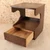 Vintage Japanese Keyaki Wood Side Table with Drawer, Late Showa | SKU: 26J-0839 - 4