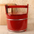 Vintage Japanese Shu-nuri Gin-wa Iri Te-oke (Lacquered Hand Bucket), Heisei 1990-2018 | SKU: 26J-0203 - 3