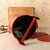 Vintage Japanese Shu-nuri Gin-wa Iri Te-oke (Lacquered Hand Bucket), Heisei 1990-2018 | SKU: 26J-0203 - 8