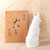 Vintage Japanese Kyo-yaki White-Glazed Dog Okimono, Mid Showa 1946-1965 | SKU: 26J-0420 - 9