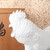 Vintage Japanese White-Glazed Ceramic Rooster Figurine, Mid-Showa 1946-1965 | SKU: 26J-0427 - 2