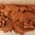 Vintage Japanese Hand-Carved Wood Relief Panel, Bird and Peony, Early Showa 1927-1945 | SKU: 26J-0283-1 - 3