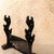 Vintage Japanese Katana Kake Lacquer Sword Stand with Raden Shell Inlay, Mid Showa 1946-1965 | SKU: 26M-557 - 8