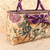 Vintage Japanese Washi Handbag with Ukiyo-e and Calligraphy Decoration, Heisei Era (1990-2018) | SKU: 26J-0715 - 4