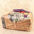 Vintage Japanese Washi Handbag with Ukiyo-e and Calligraphy Decoration, Heisei Era (1990-2018) | SKU: 26J-0715 - 12