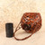 Vintage Japanese Bamboo Hanakago Flower Basket, Late Showa 1966-1989 | SKU: 26J-0680-1 - 2