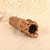 Vintage Japanese Woven Bamboo Ikebana Vase with Removable Bamboo Insert, Late Showa 1966-1989 | SKU: 26J-0725-2 - 6