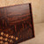 Vintage Japanese Kabazaiku Cherry Bark Obon Tray with Sakura Motif, Late Showa 1966-1989 | SKU: 26J-0219-1 - 2
