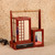 Vintage Japanese Shoji Andon Electric Table Lamp with Integrated Storage Cabinet, Showa 1966-1989 | SKU: 26J-0358 - 10