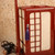 Vintage Japanese Shoji Andon Electric Table Lamp with Integrated Storage Cabinet, Showa 1966-1989 | SKU: 26J-0358 - 11