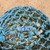 Vintage Japanese Glass Fishing Float with Rope Netting, Showa 1966-1989 | SKU: 26J-0372-4 - 9