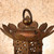 Vintage Japanese Brass Toro Lantern, Early Showa 1927-1945 | SKU: 26J-0381 - 9