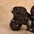 Vintage Japanese Bronze Shishi Lion-Dog Figurine with Temari Ball, Mid-Showa (1946-1965) | SKU: 26J-0458 - 15