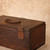 Vintage Japanese Wooden Carry Box, Early Showa 1927-1945 | SKU: 26J-0496-1 - 7
