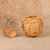 Vintage Japanese Bamboo Hanakago Flower Basket with Bamboo Tube Insert, Showa 1966-1989 | SKU: 26J-0731 - 13