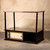 Vintage Japanese Glass Display Case with Brocade Sliding Door Cabinet, Mid Showa 1946-1965 | SKU: 26J-0292 - 12