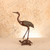 Vintage Japanese Crane and Tortoise Tsuru-Kame Okimono, Early Showa 1927-1945 | SKU: 26J-0385 - 1