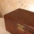 Vintage Japanese Wooden Storage Box with Brass Clasp, Early Showa 1927-1945 | SKU: 26J-0260-1 - 8